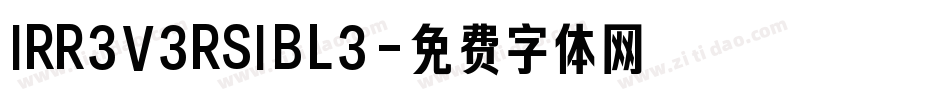 IRR3V3RSIBL3字体转换