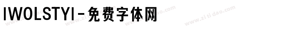 IWOLSTYI字体转换
