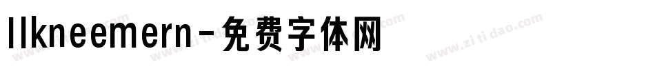 Ilkneemern字体转换