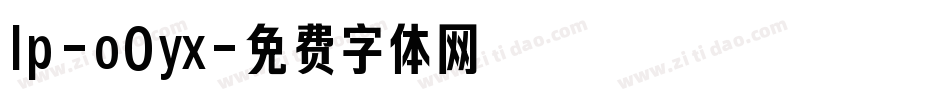 Ip-o0yx字体转换