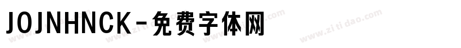 JOJNHNCK字体转换