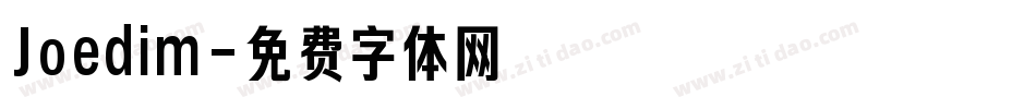 Joedim字体转换