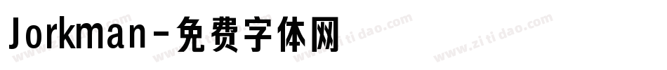 Jorkman字体转换