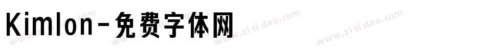 Kimlon字体转换
