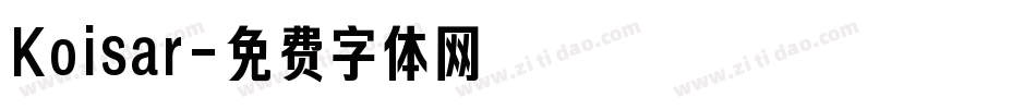 Koisar字体转换