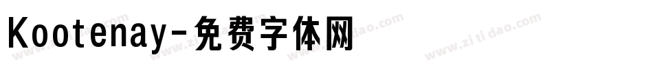 Kootenay字体转换