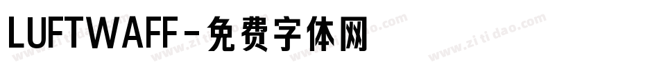 LUFTWAFF字体转换