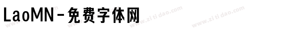 LaoMN字体转换