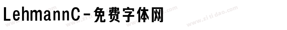 LehmannC字体转换