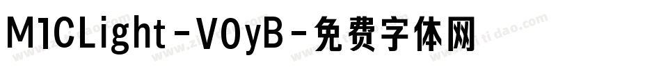 M1CLight-V0yB字体转换