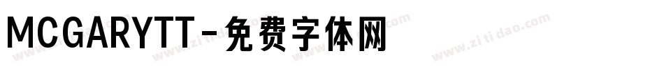 MCGARYTT字体转换