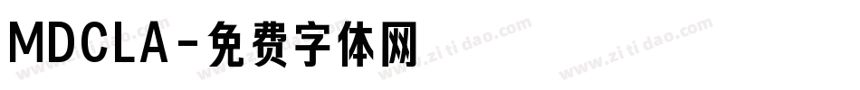 MDCLA字体转换