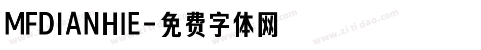 MFDIANHIE字体转换