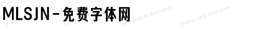 MLSJN字体转换