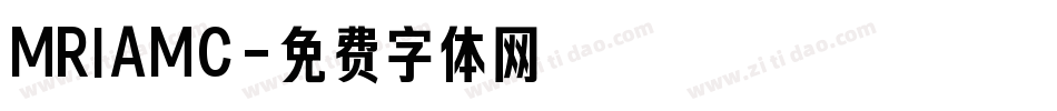 MRIAMC字体转换