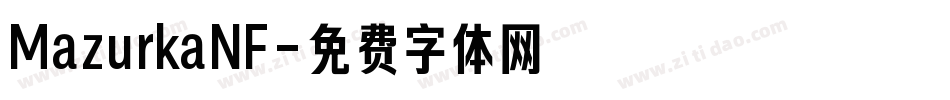 MazurkaNF字体转换