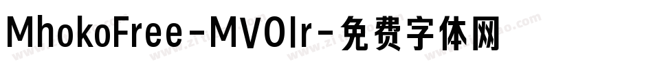 MhokoFree-MVOlr字体转换