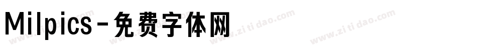 Milpics字体转换