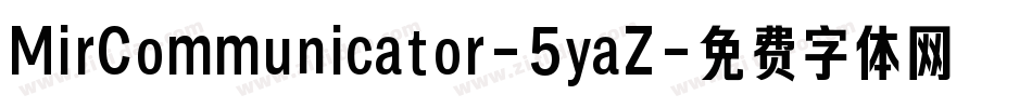 MirCommunicator-5yaZ字体转换