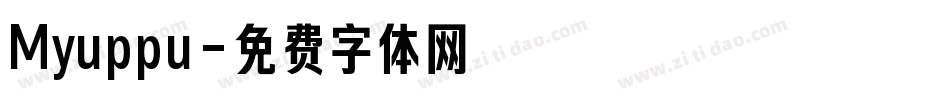 Myuppu字体转换