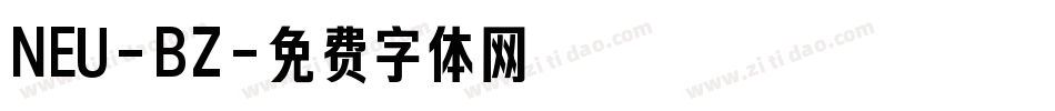 NEU-BZ字体转换