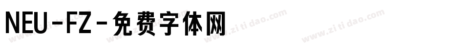 NEU-FZ字体转换