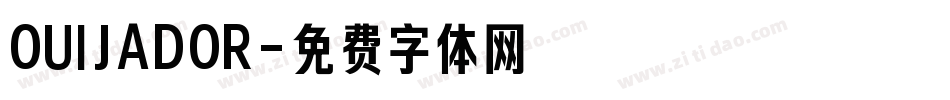 OUIJADOR字体转换