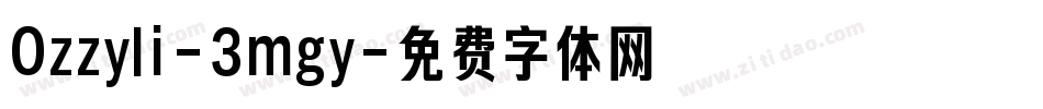 OzzyIi-3mgy字体转换