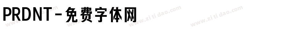 PRDNT字体转换