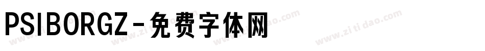 PSIBORGZ字体转换