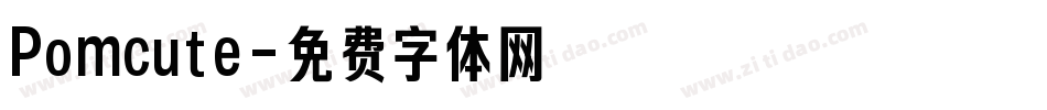 Pomcute字体转换
