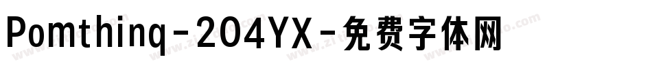 Pomthinq-2O4YX字体转换