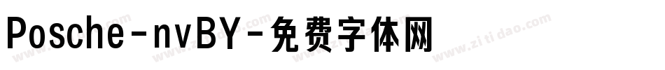 Posche-nvBY字体转换