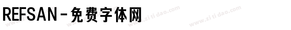 REFSAN字体转换