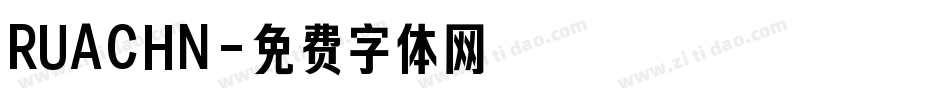 RUACHN字体转换