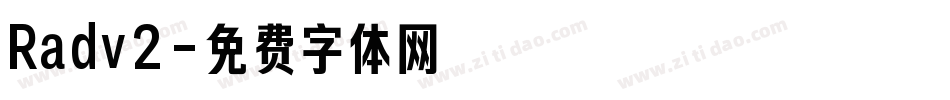 Radv2字体转换