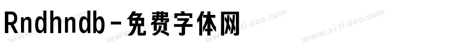 Rndhndb字体转换