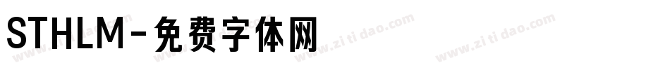STHLM字体转换