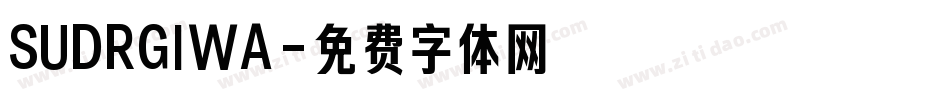 SUDRGIWA字体转换