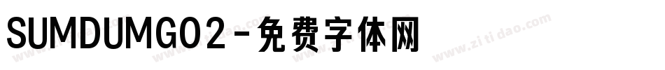 SUMDUMGO2字体转换