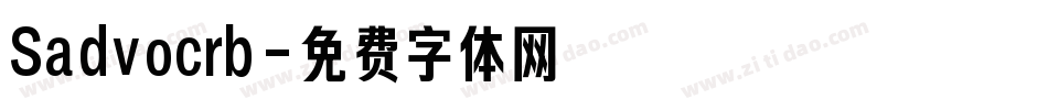 Sadvocrb字体转换