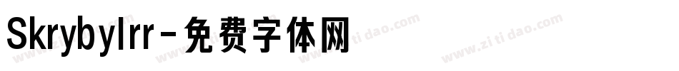 Skrybylrr字体转换