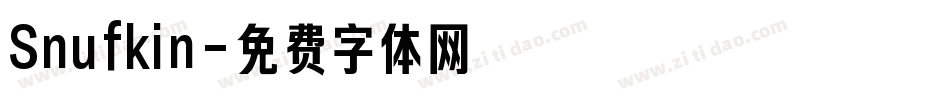 Snufkin字体转换