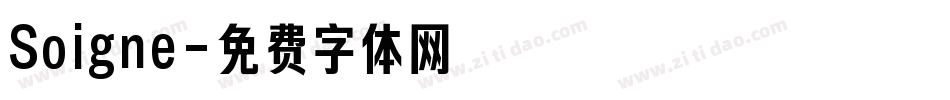 Soigne字体转换