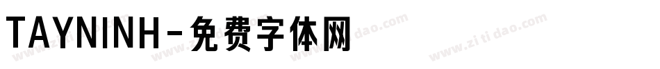 TAYNINH字体转换