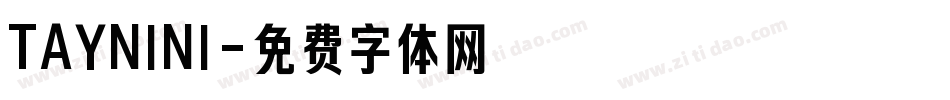 TAYNINI字体转换