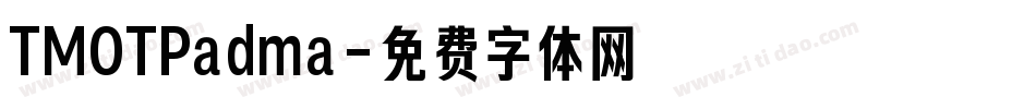 TMOTPadma字体转换