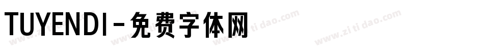 TUYENDI字体转换