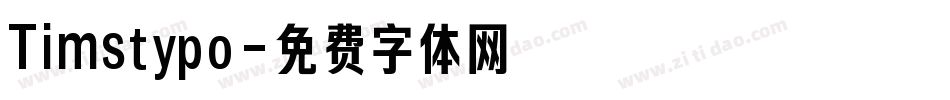 Timstypo字体转换