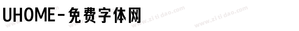 UHOME字体转换